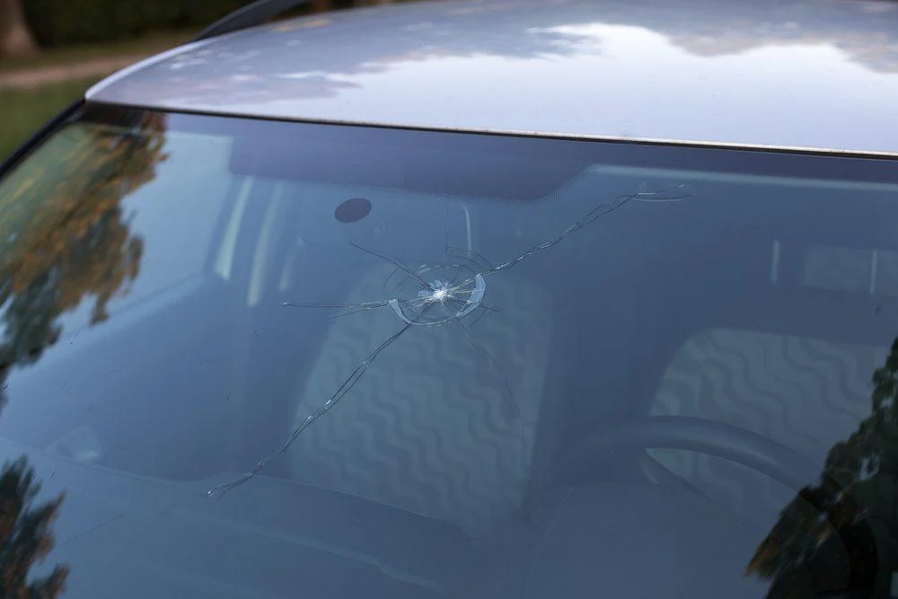 Broken Windscreen